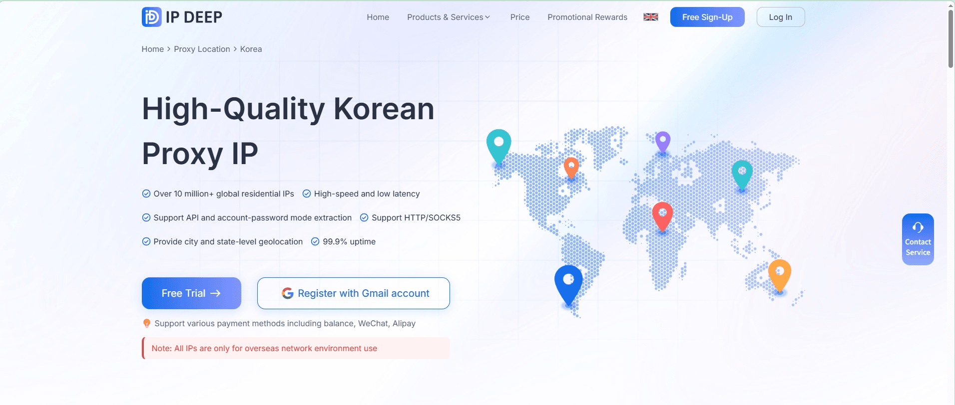 Visão Geral do IP de Proxy Coreano
