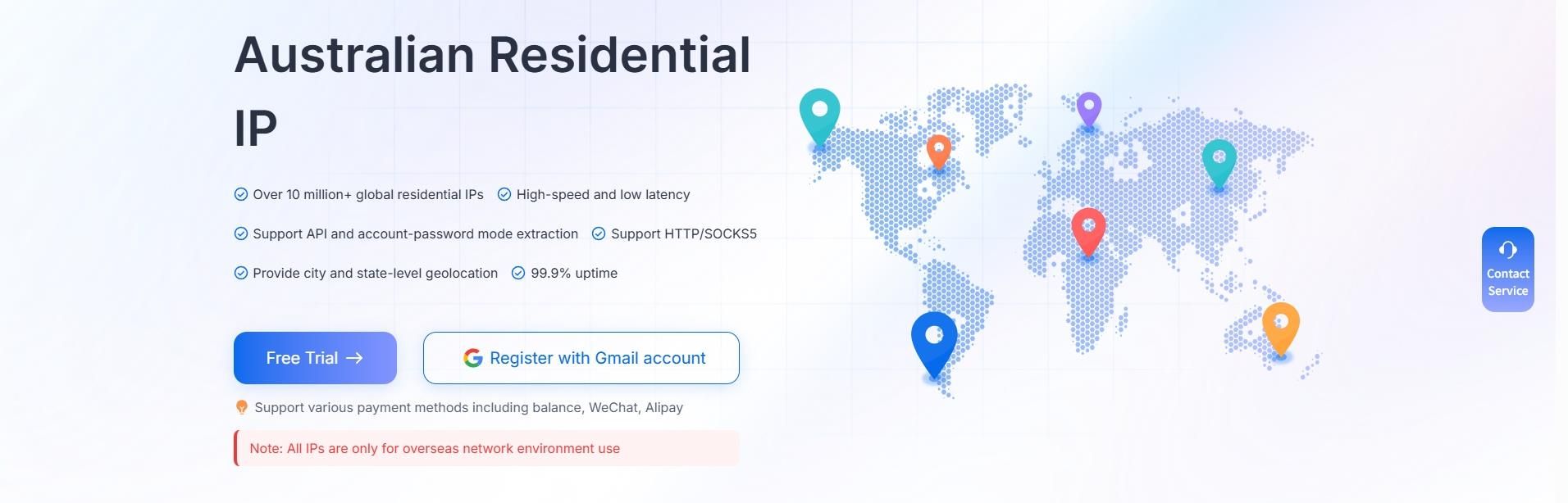 Australia residential ip
