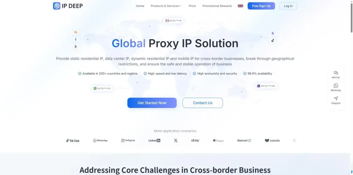 Secure and Reliable Proxy IP: IPDEEP