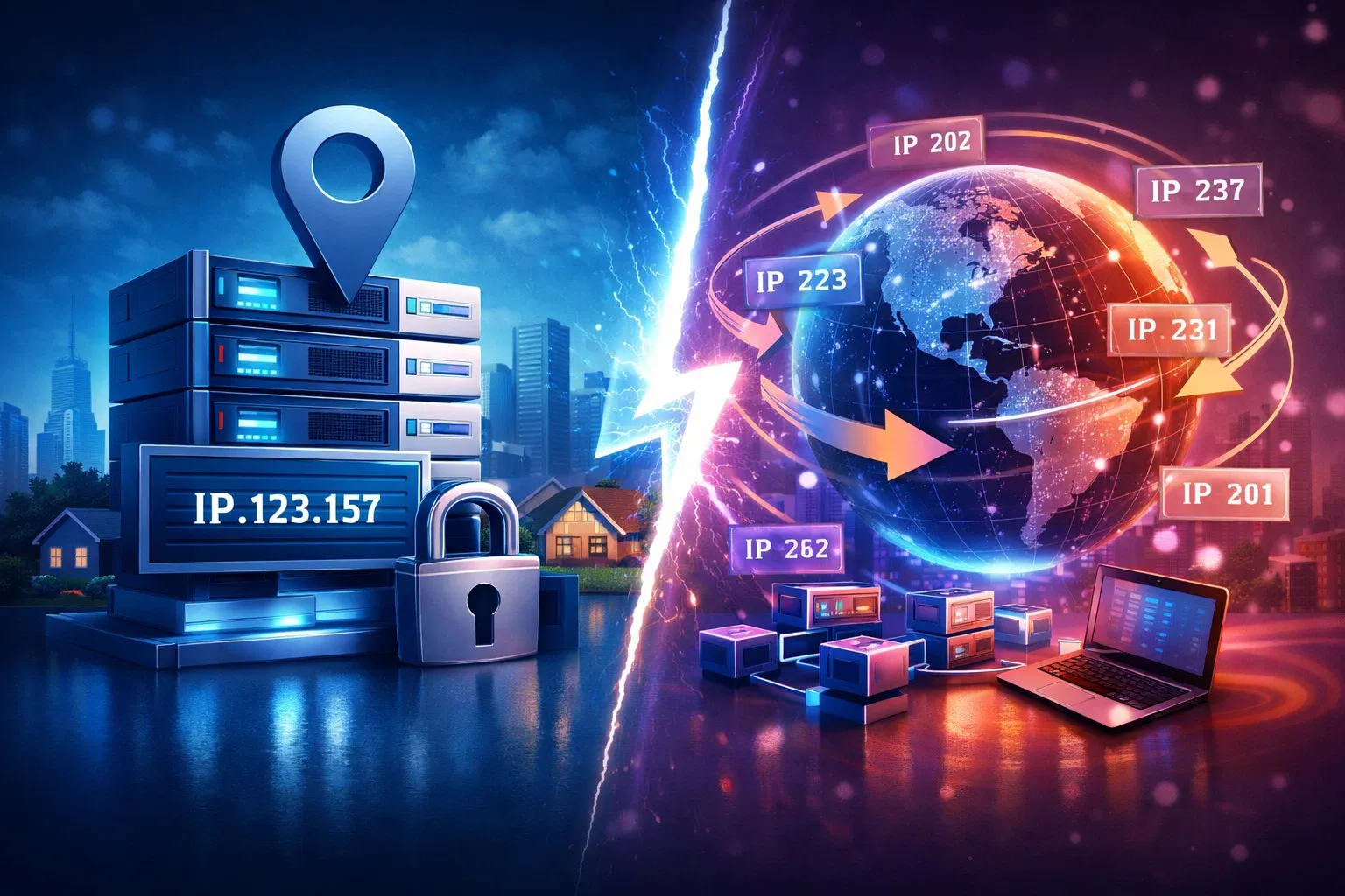 代理IP选择指南：静态代理和动态代理的全面解析